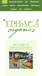 Mobile Screenshot of ithacaorganics.com