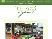 Tablet Screenshot of ithacaorganics.com